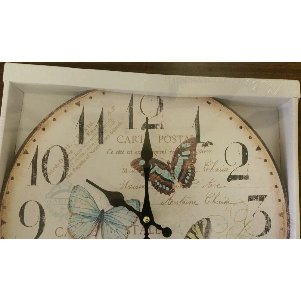 Kitchen Decorative Wall Plastic Clock,approx 13